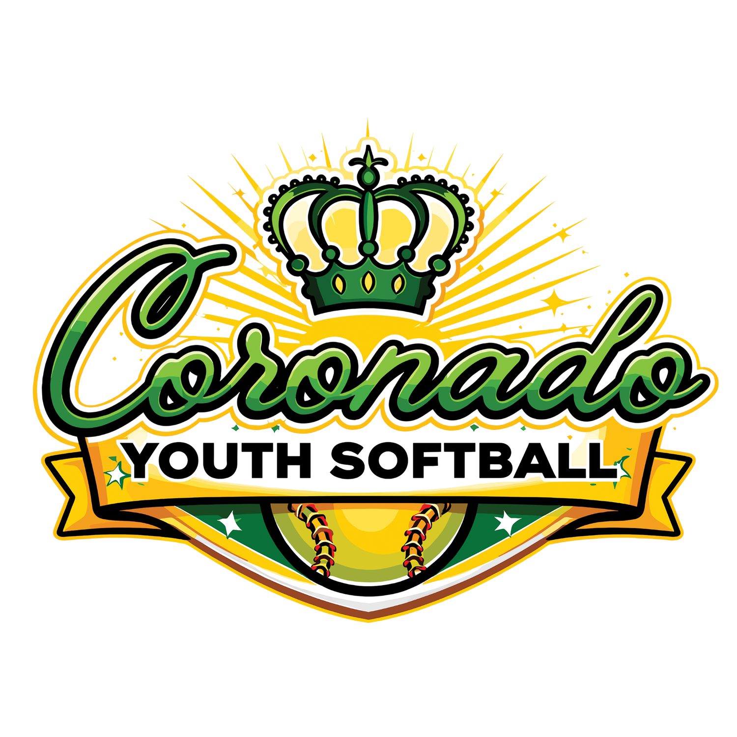 Coronado Youth Softball logo