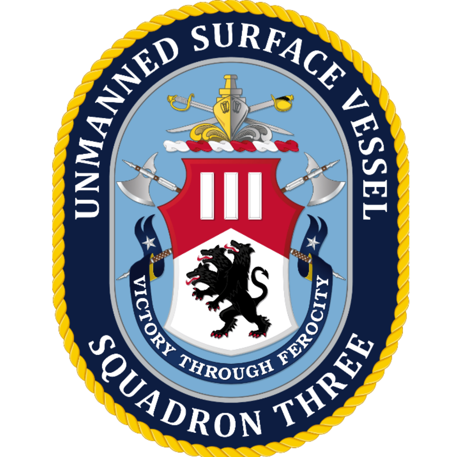 USVRON THREE logo