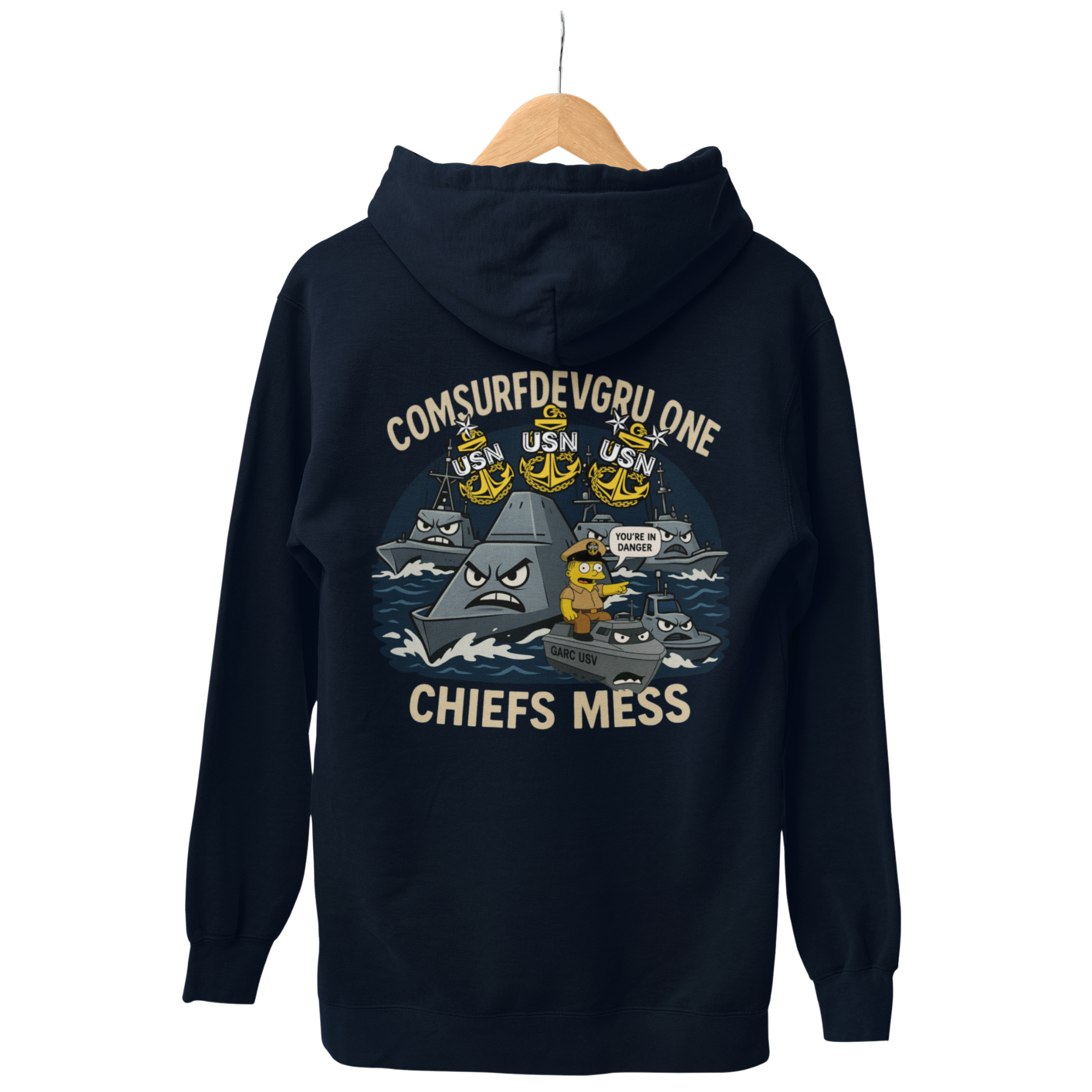 Chiefs Mess Hoodie / Blue