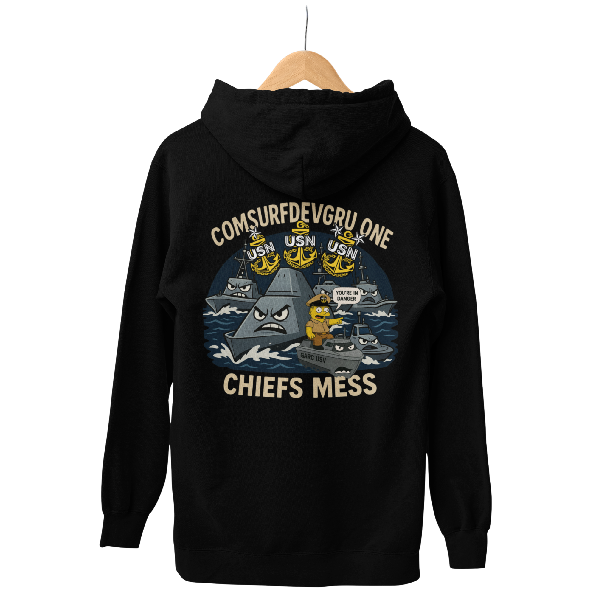 Chiefs Mess Hoodie / Black
