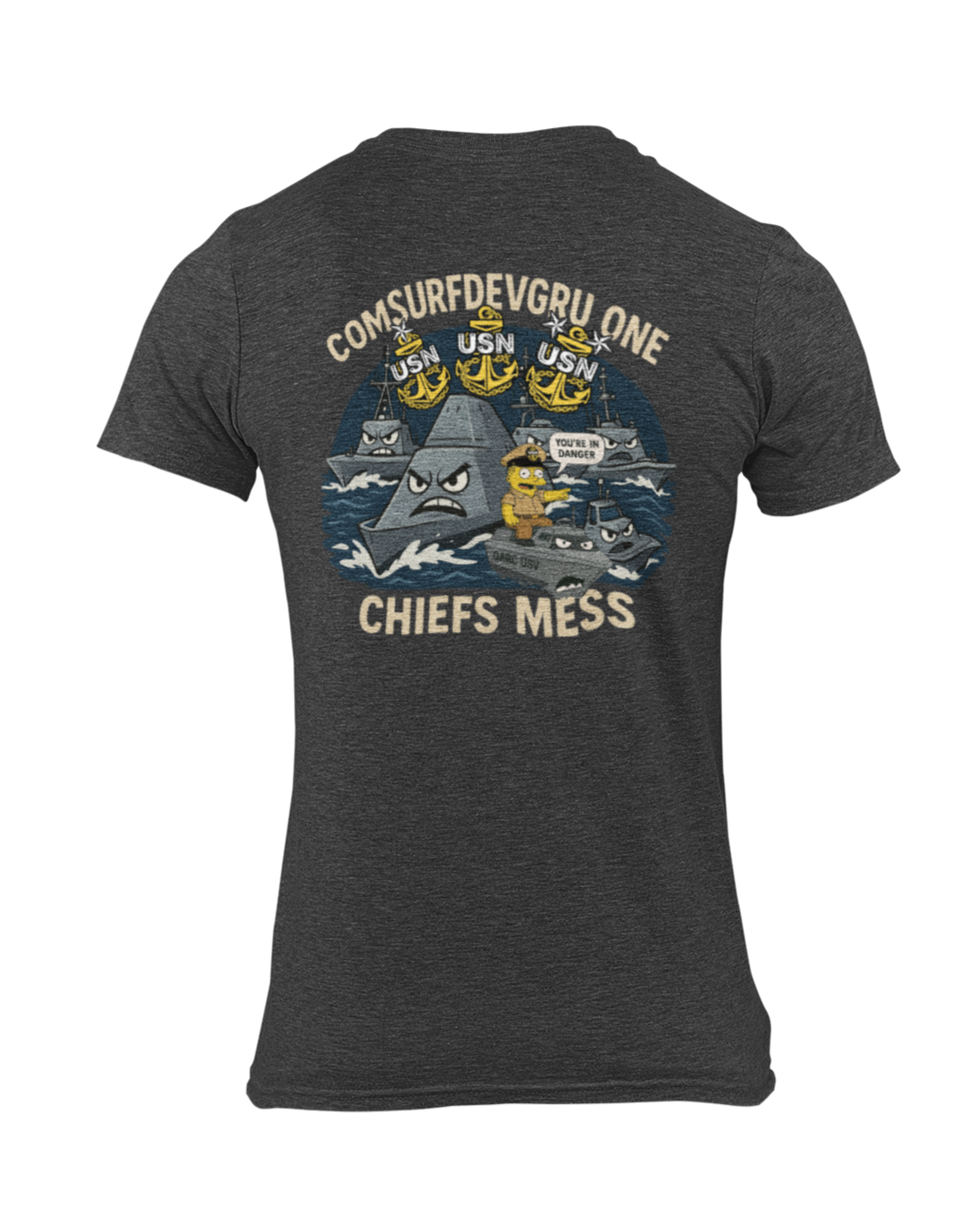 Chiefs Mess Tee / Dark Heather Grey