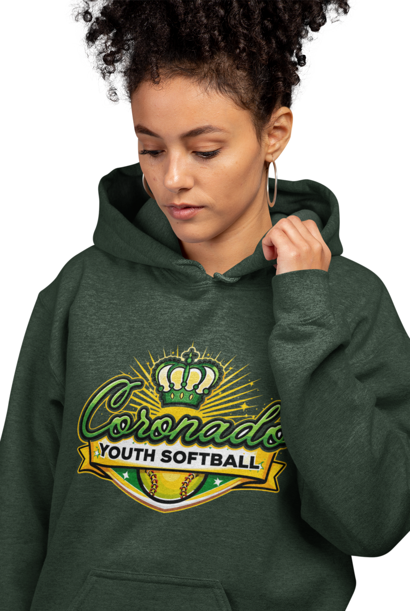 Coronado Softball Logo Hoodie