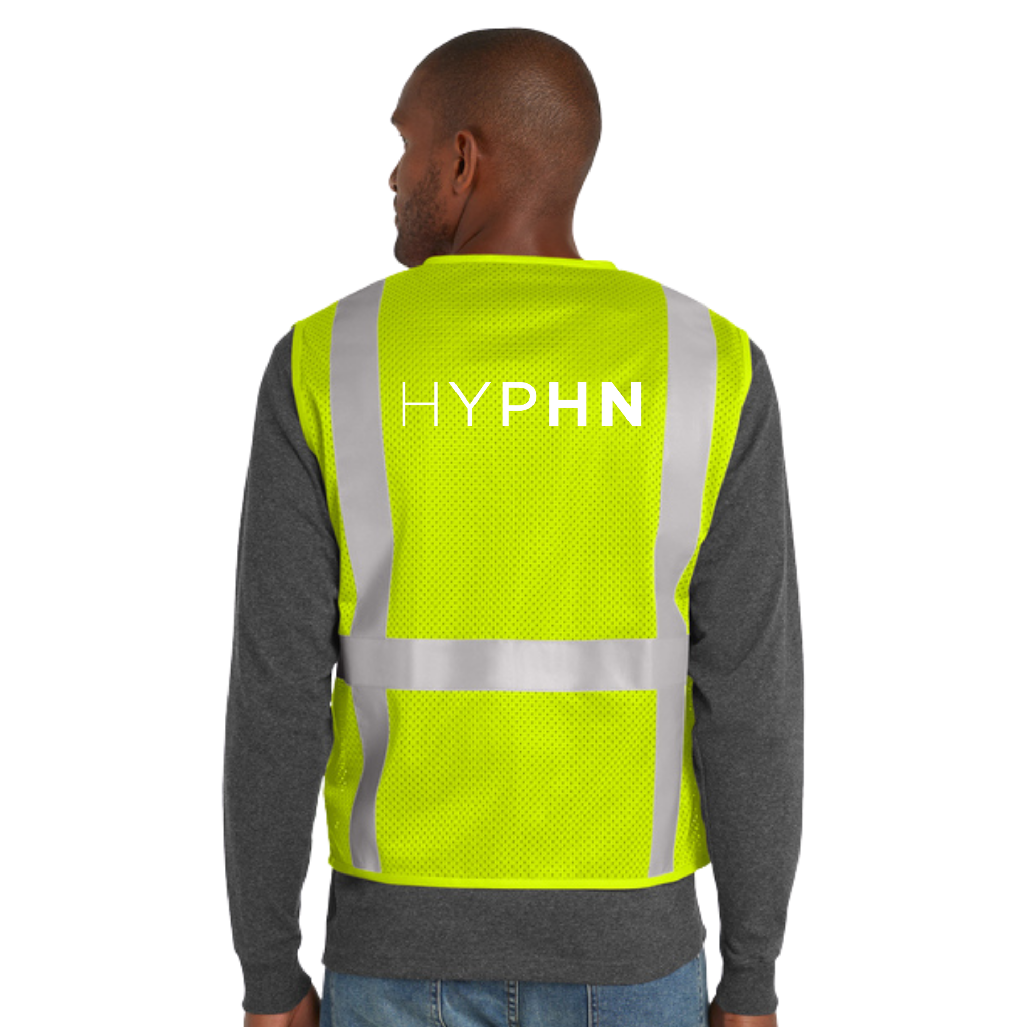 HYPHN ANSI 107 Class 2 Six-Pocket Safety Vest