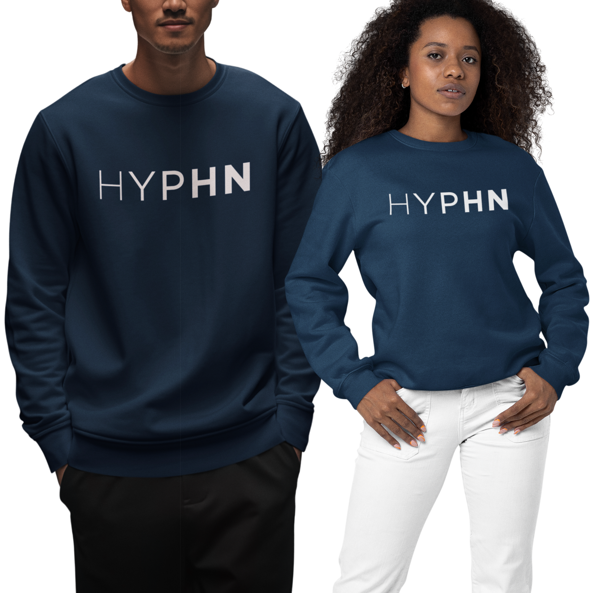 HYPHN Premium Fleece Crewneck Sweatshirt