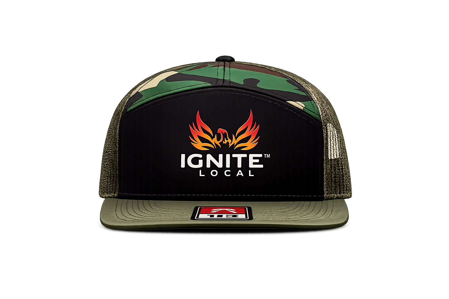 Ignite Camo 7 Panel Hat