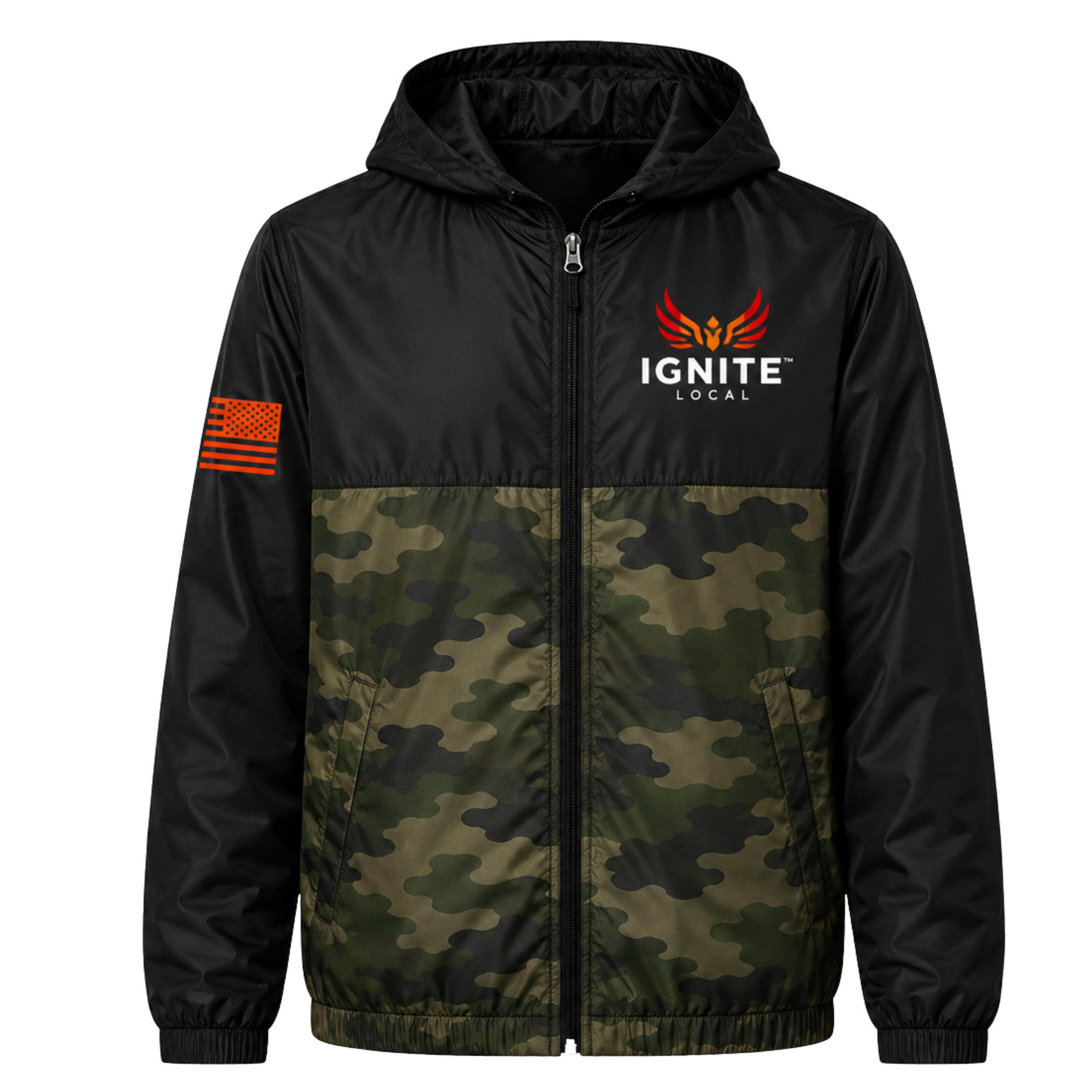 Ignite Camo Windbreaker
