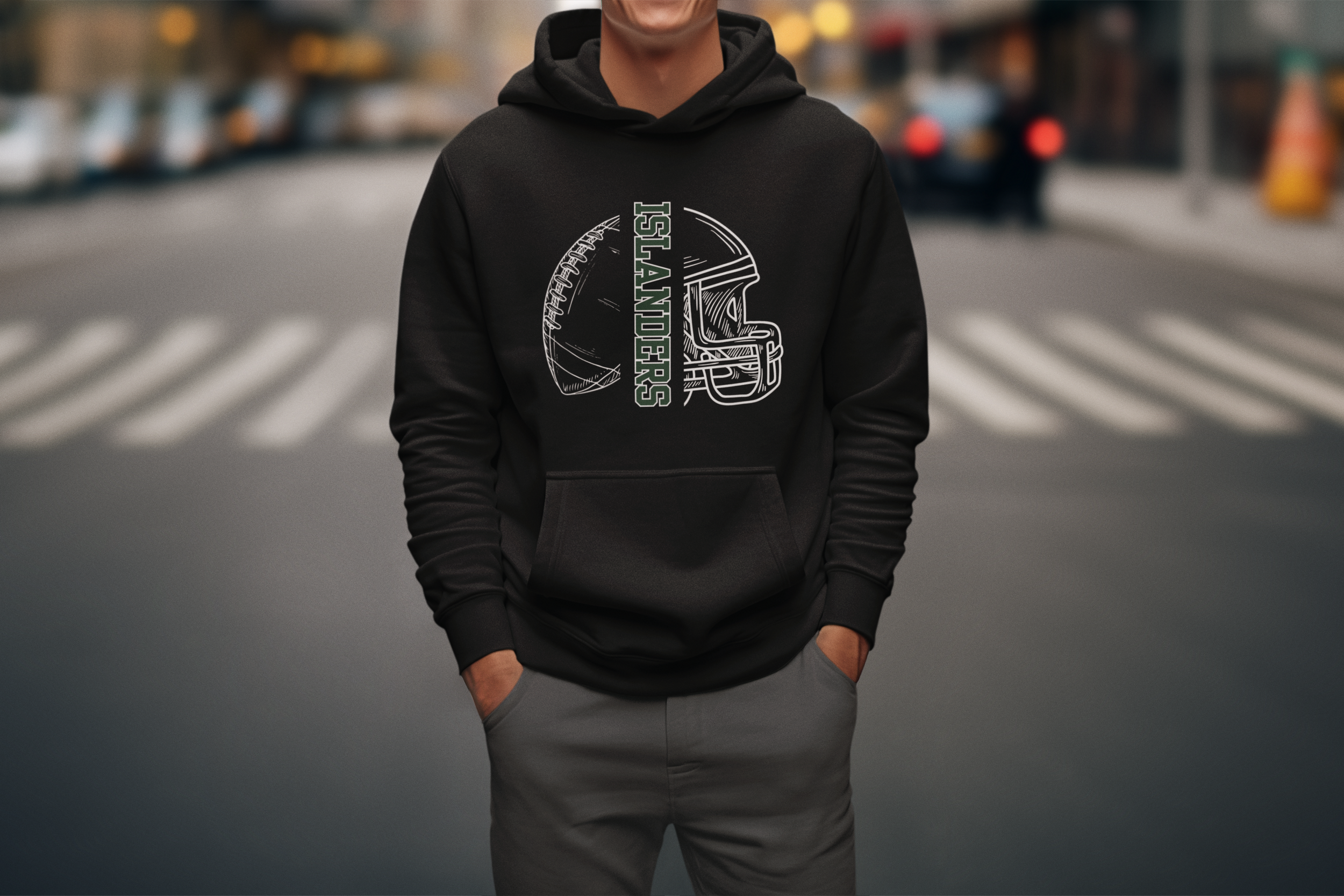 Islanders Helmet Lightweight Hoodie