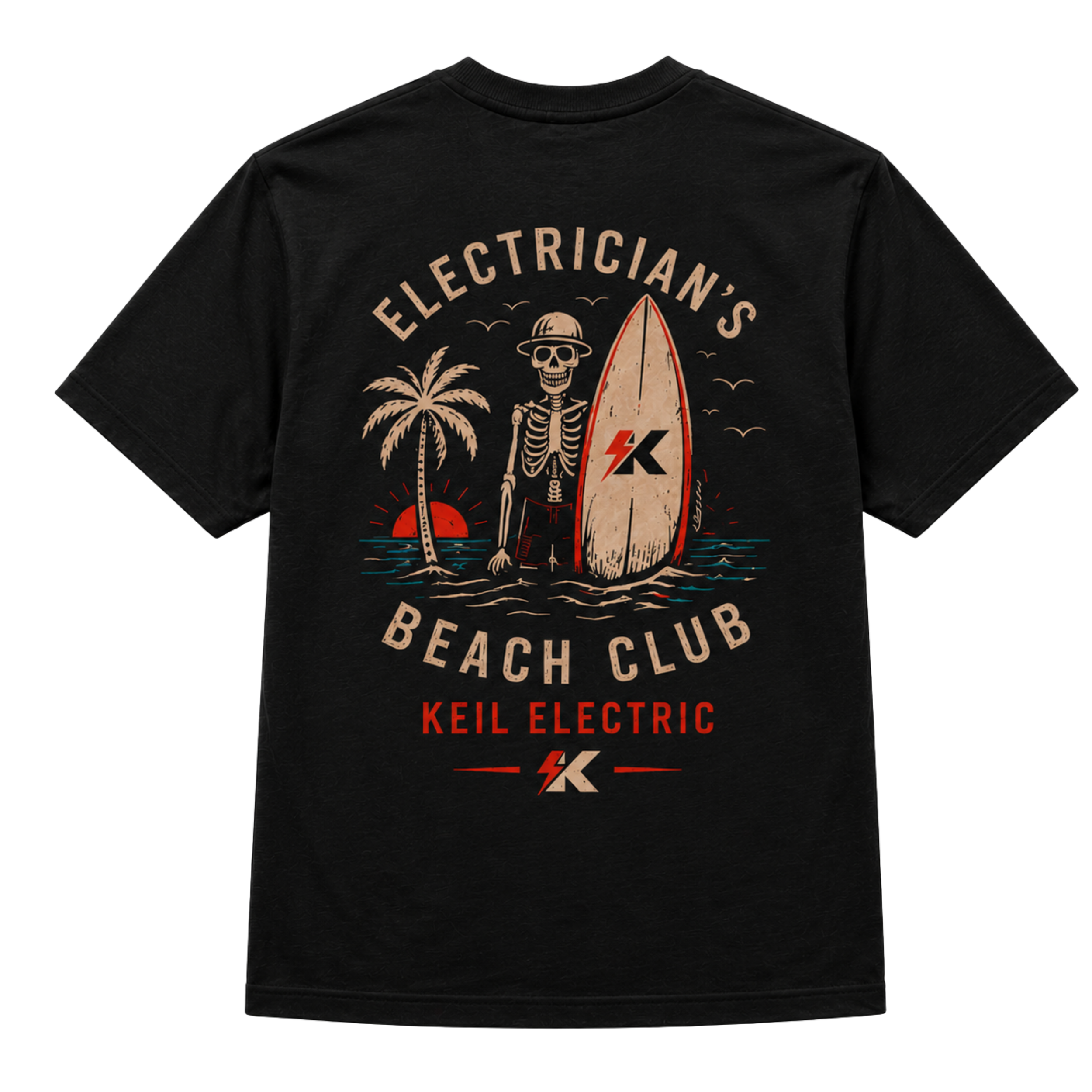 Keil Electric Beach Club Tee Shirt