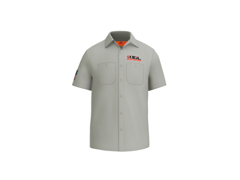 Keil Electric Red Kap Industrial Work Shirt