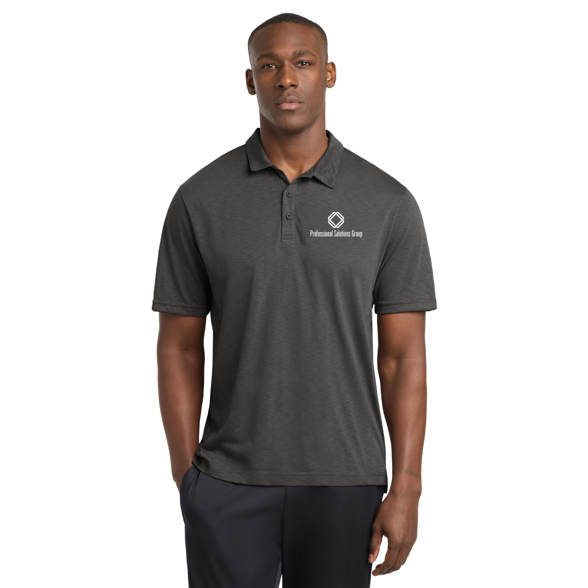 PSG PosiCharge® Strive Heather Performance Polo