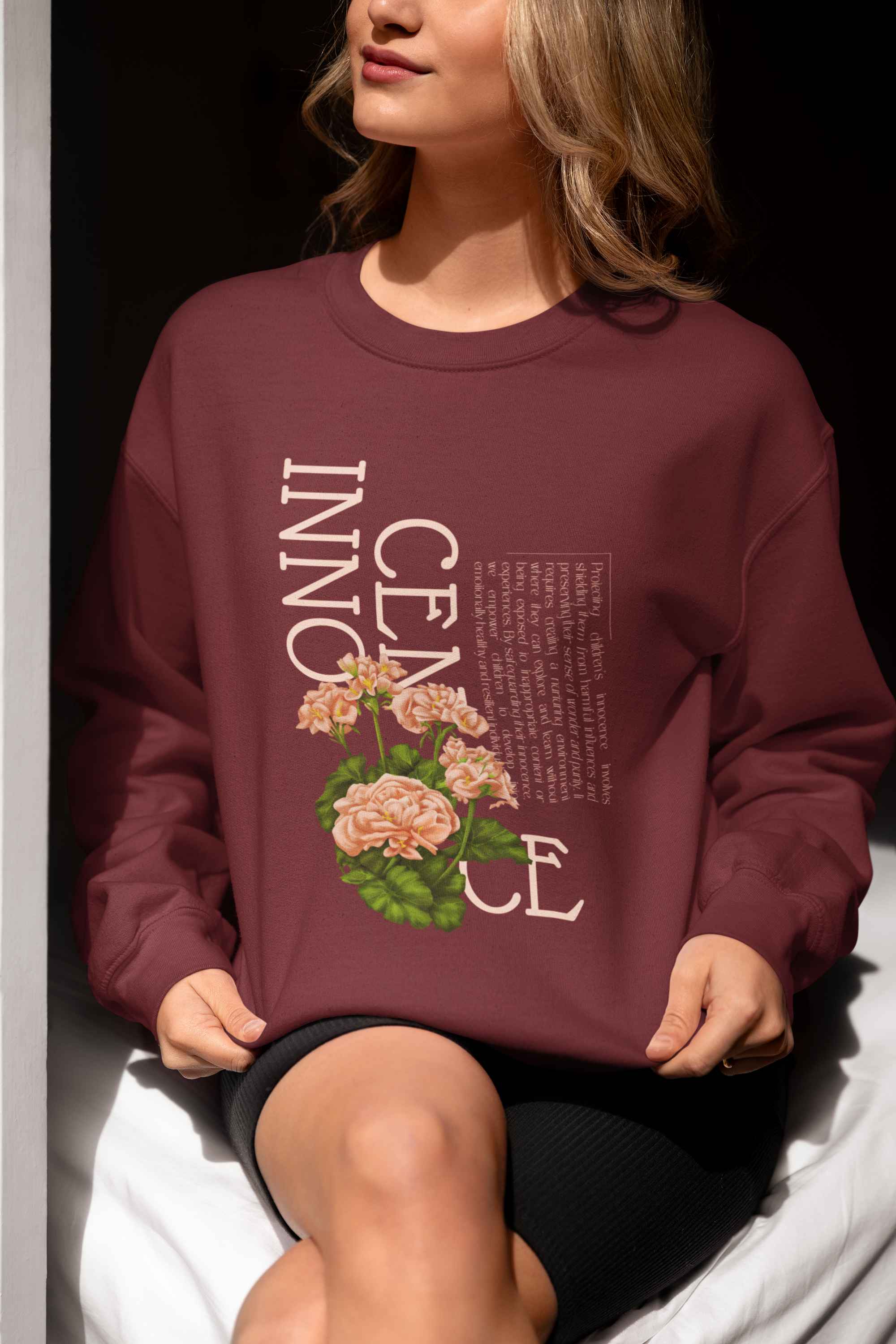 Protect Their Innocence Crewneck Sweatshirt