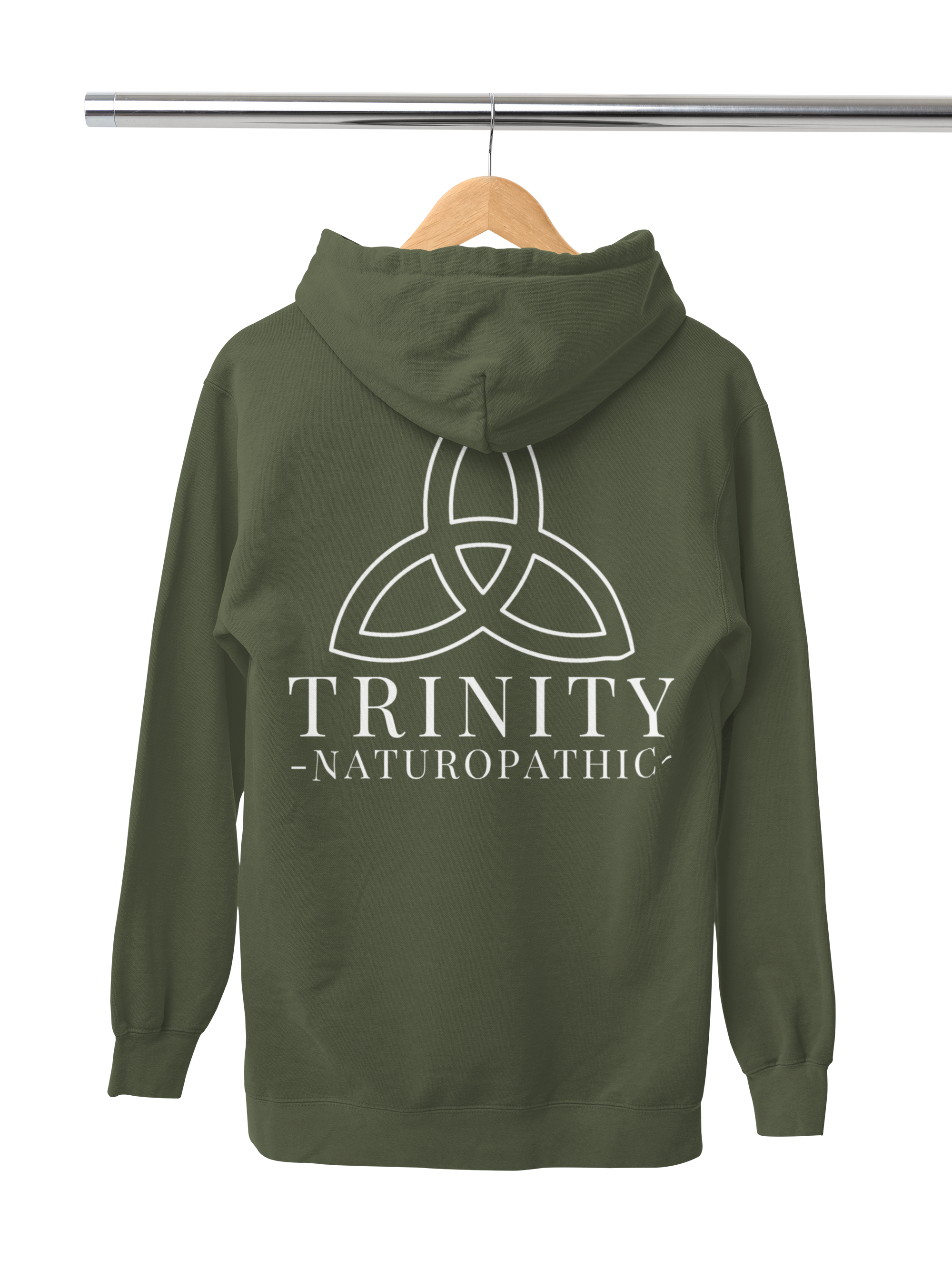 Trinity Pullover Hoodie - Military Green