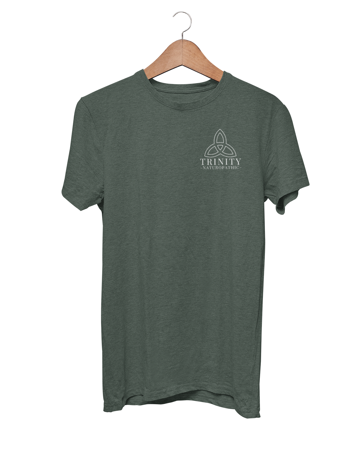 Trinity Sueded Tee - Forest Green