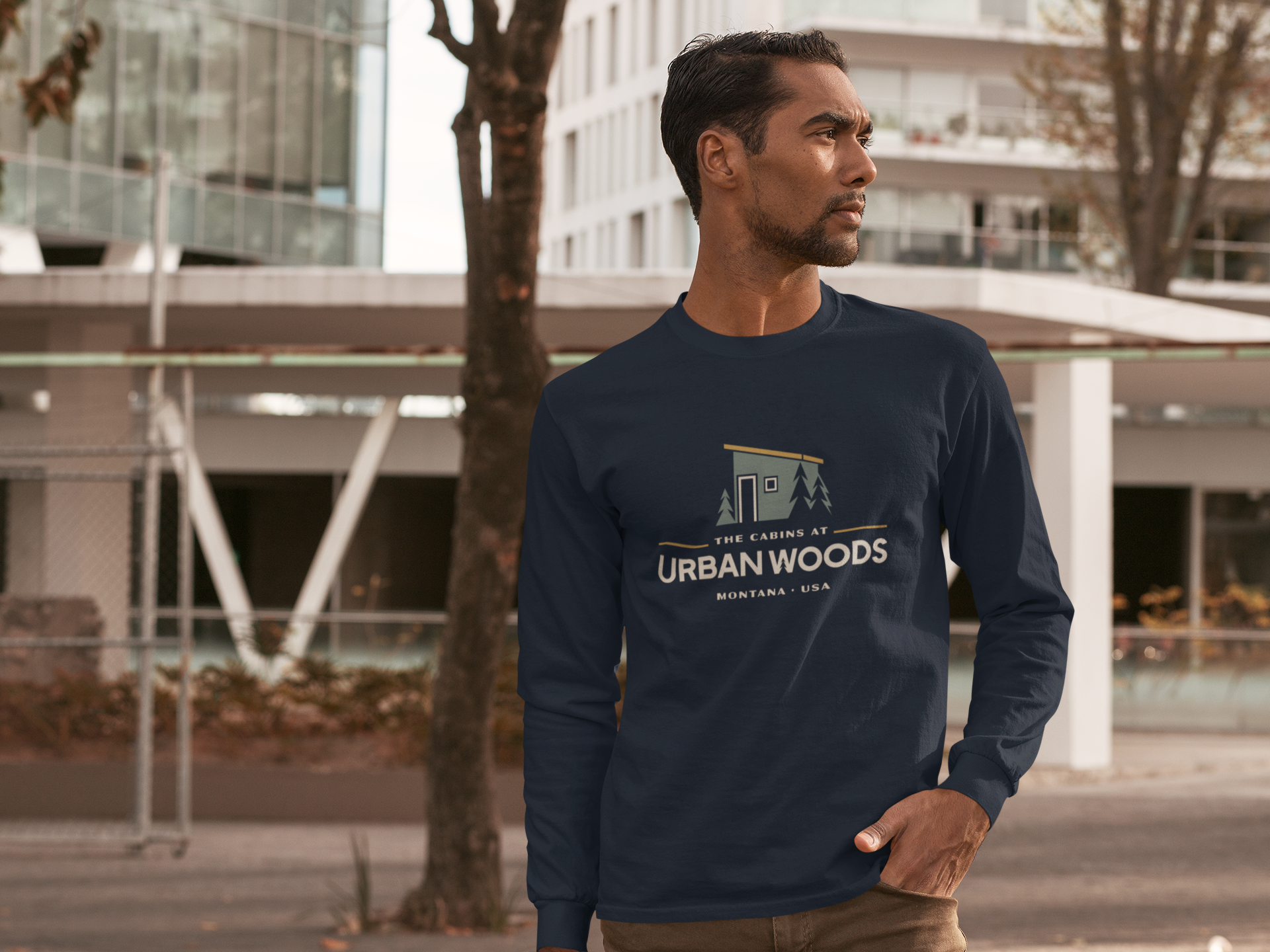 Urban Woods Logo Longsleeve