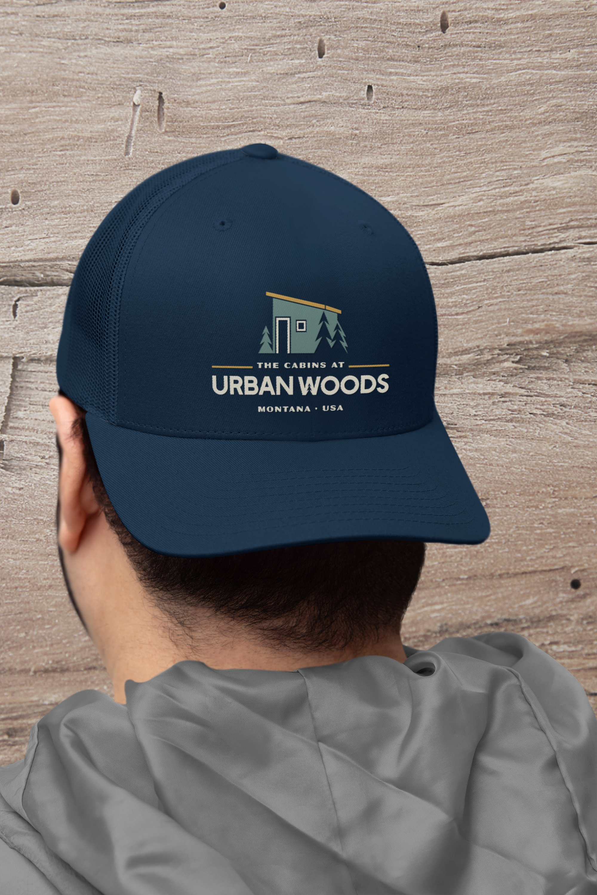 Urban Woods Logo Retro Trucker Hat