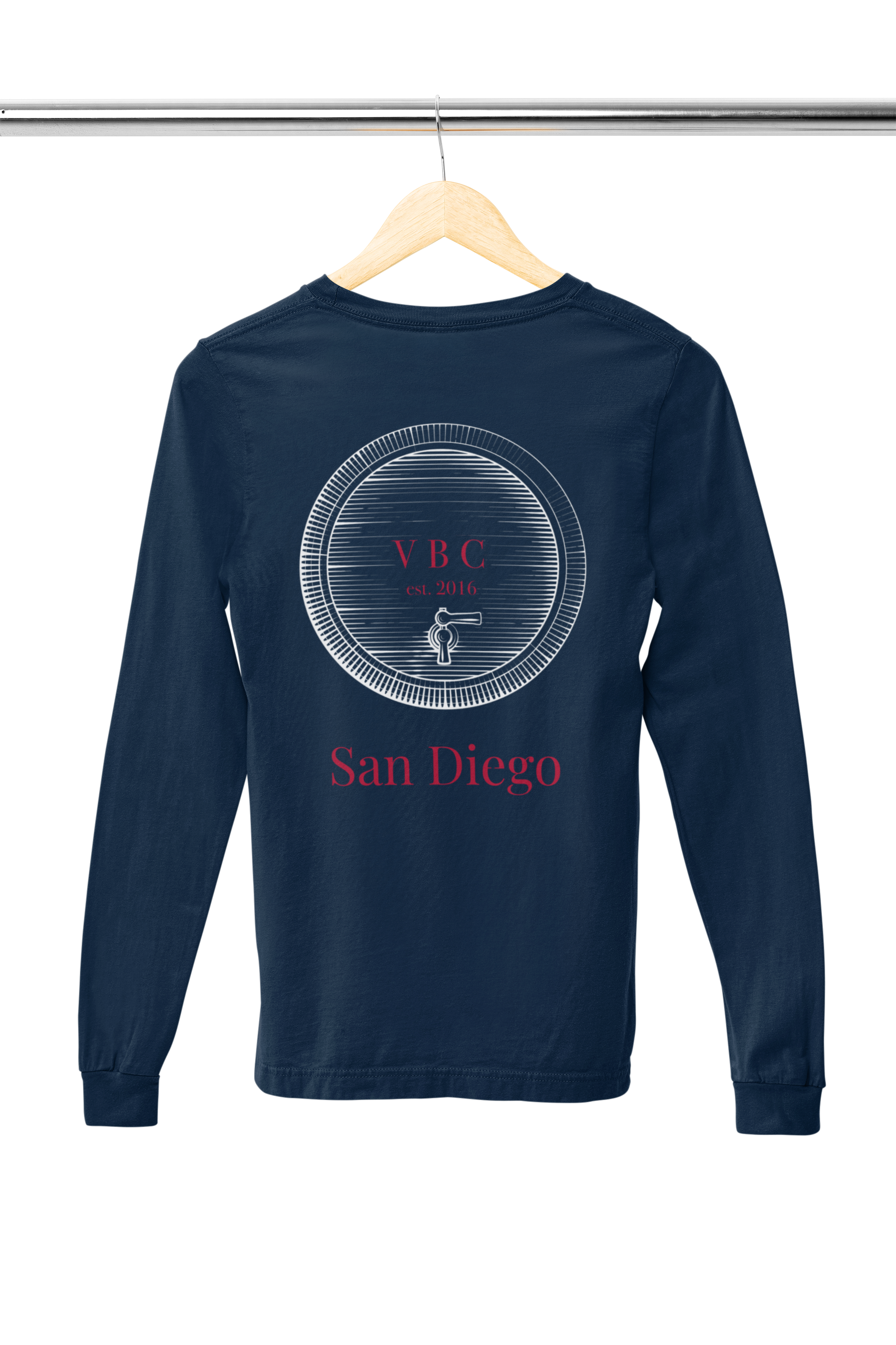 Veterans Beer Club Service Long Sleeve Tee- USCG