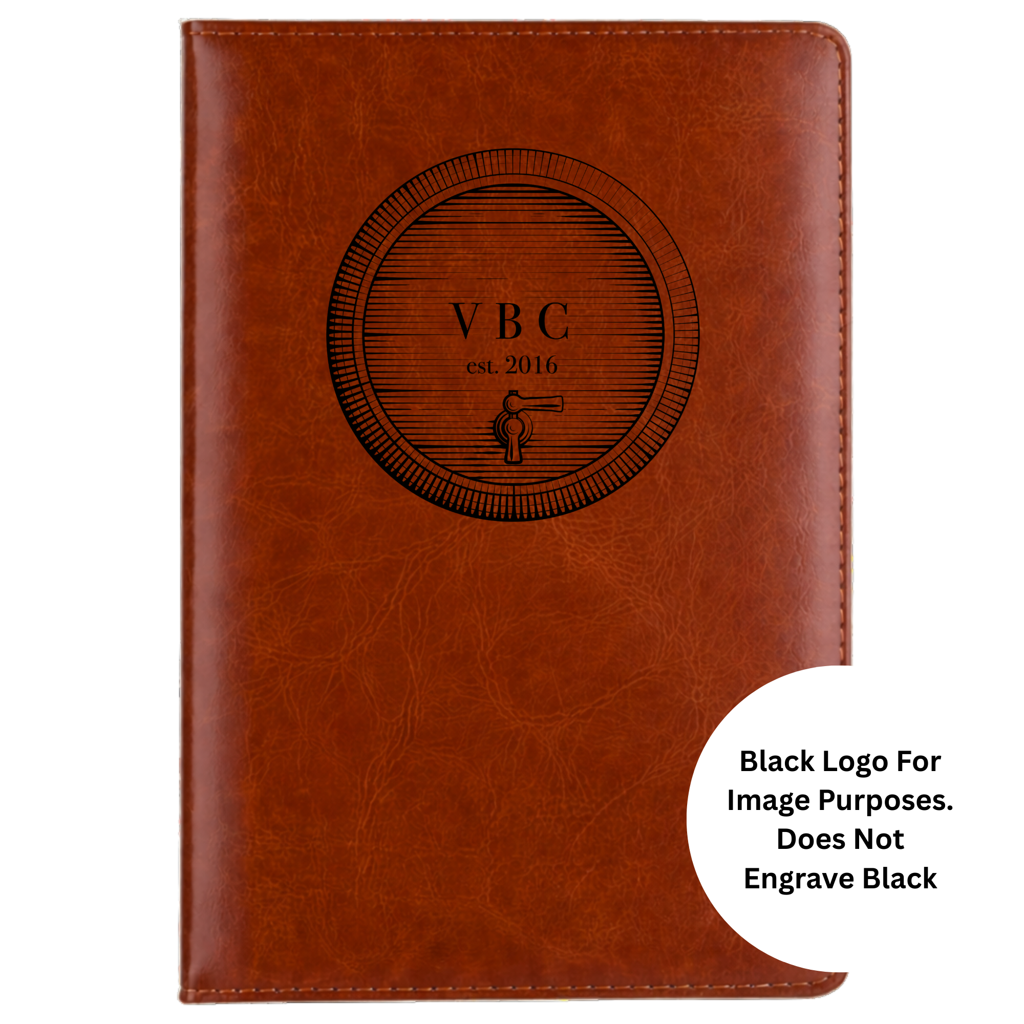 Veterans Beer Club 5.5x8.3" Hardcover Leather A5 Notebook